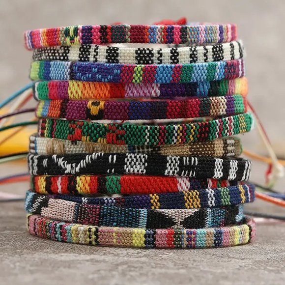 Other - 12 pc Braided Bracelet Set